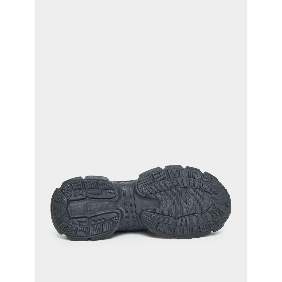 Styli Textured Lace Up Chunky Sole Sneakers-women-shoes-sneakers-image-6
