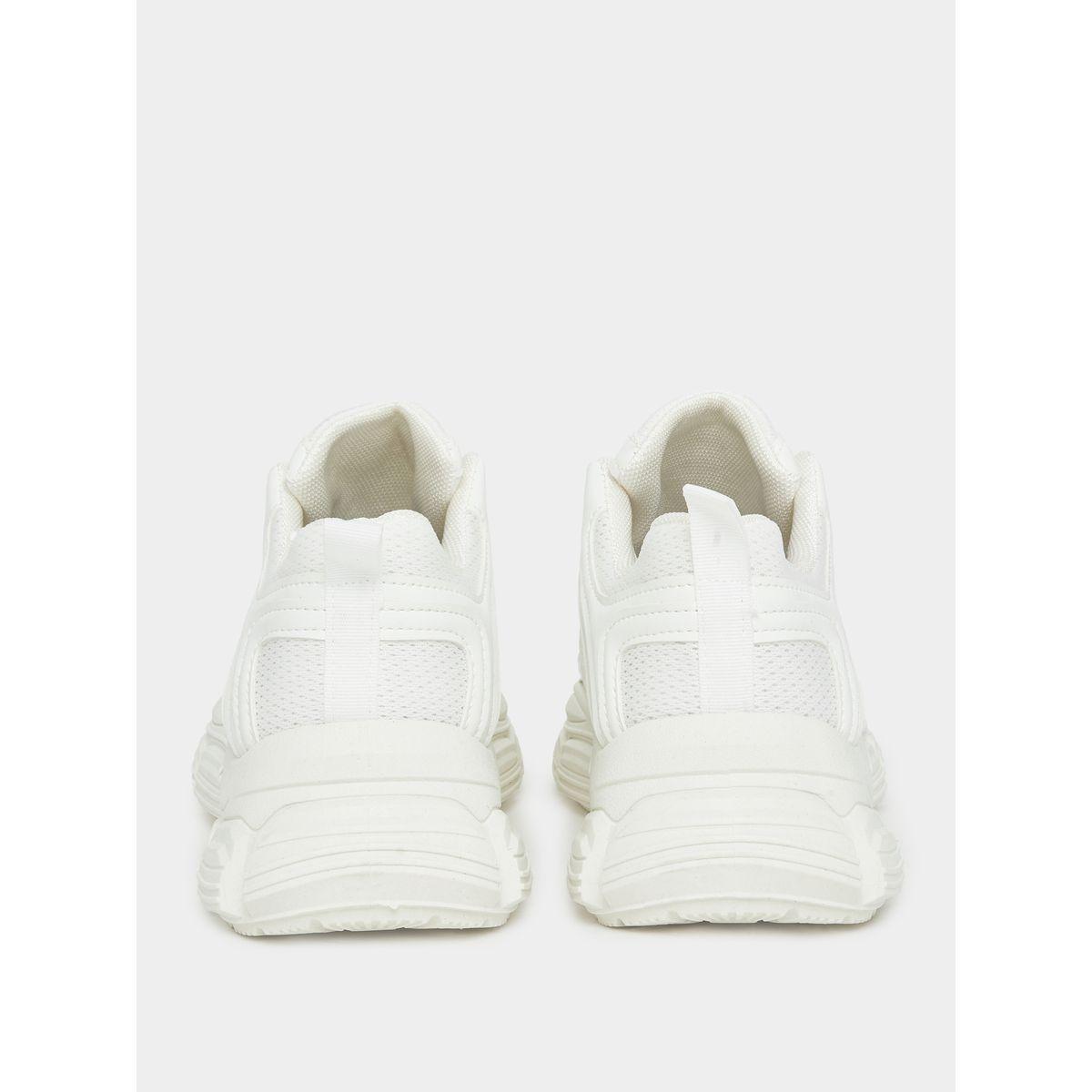 Styli Textured Lace Up Chunky Sole Sneakers-women-shoes-sneakers-image-4