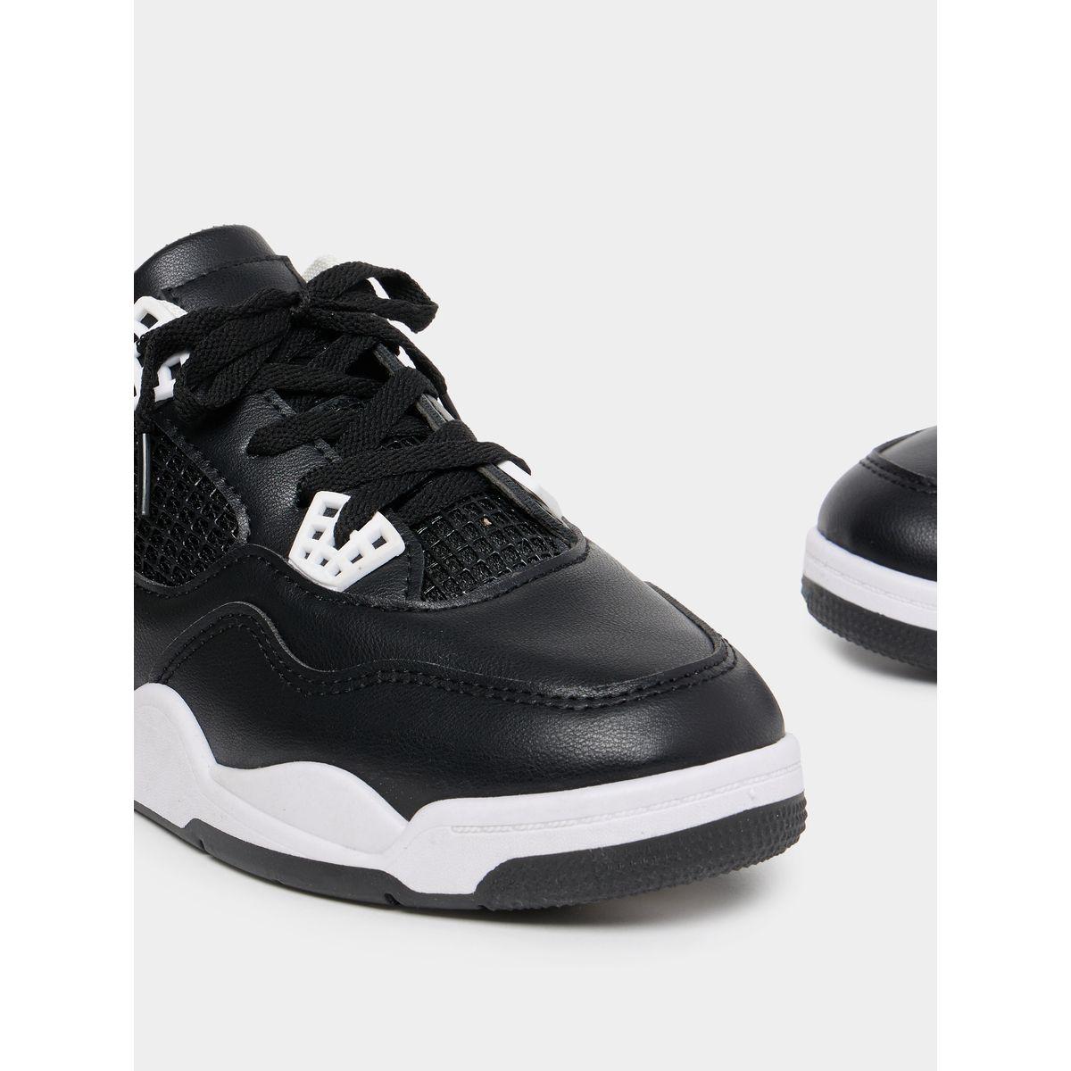 Styli Textured Basketball Themed Casual Sneakers-women-shoes-sneakers-image-4