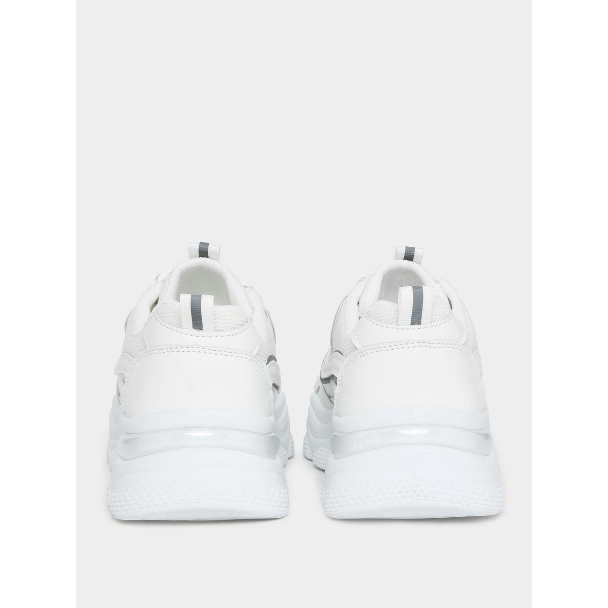 Styli Textured Lace Up Sneakers-women-shoes-sneakers-image-4