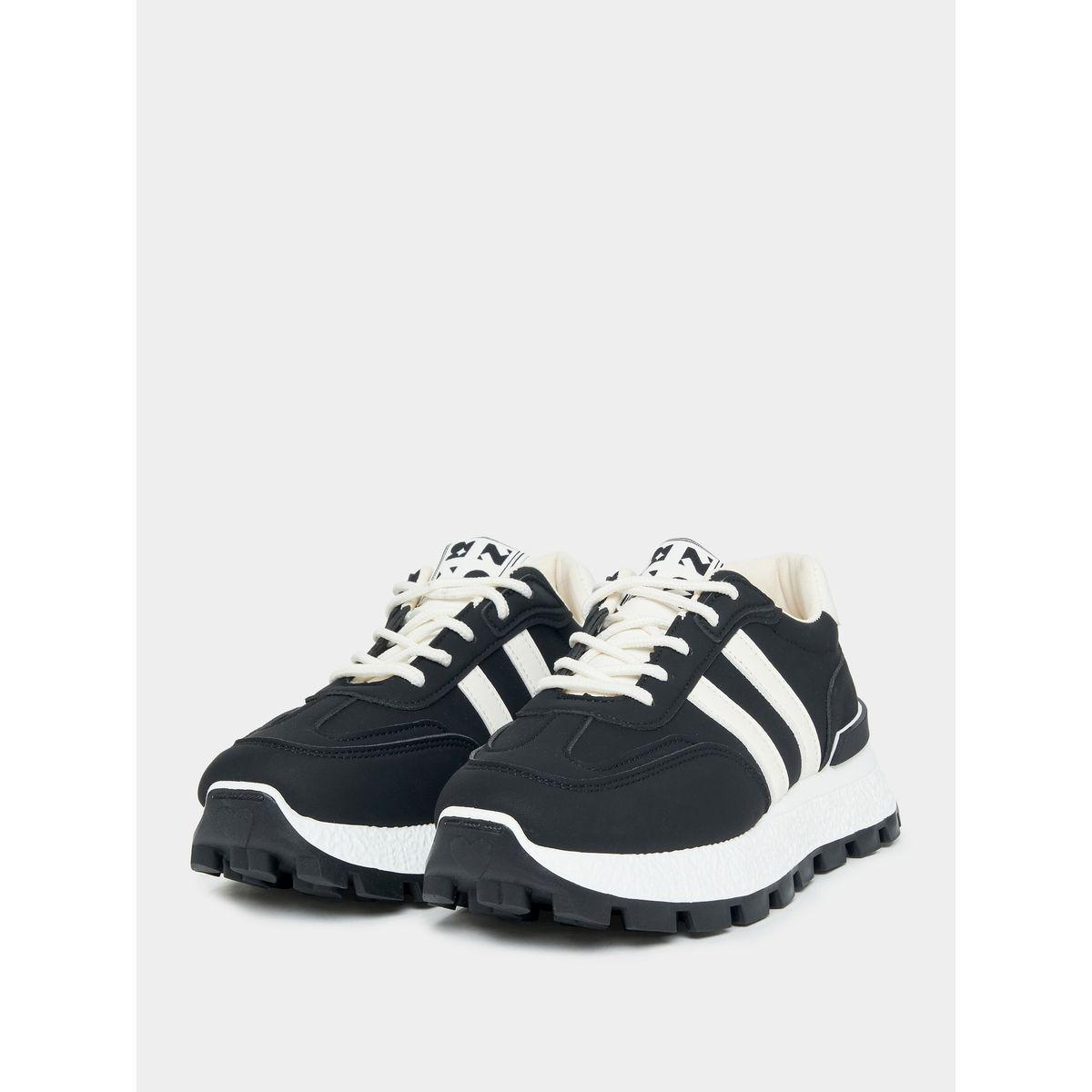 Styli Striped Detail Tennis Sole Sneakers-women-shoes-sneakers-image-2