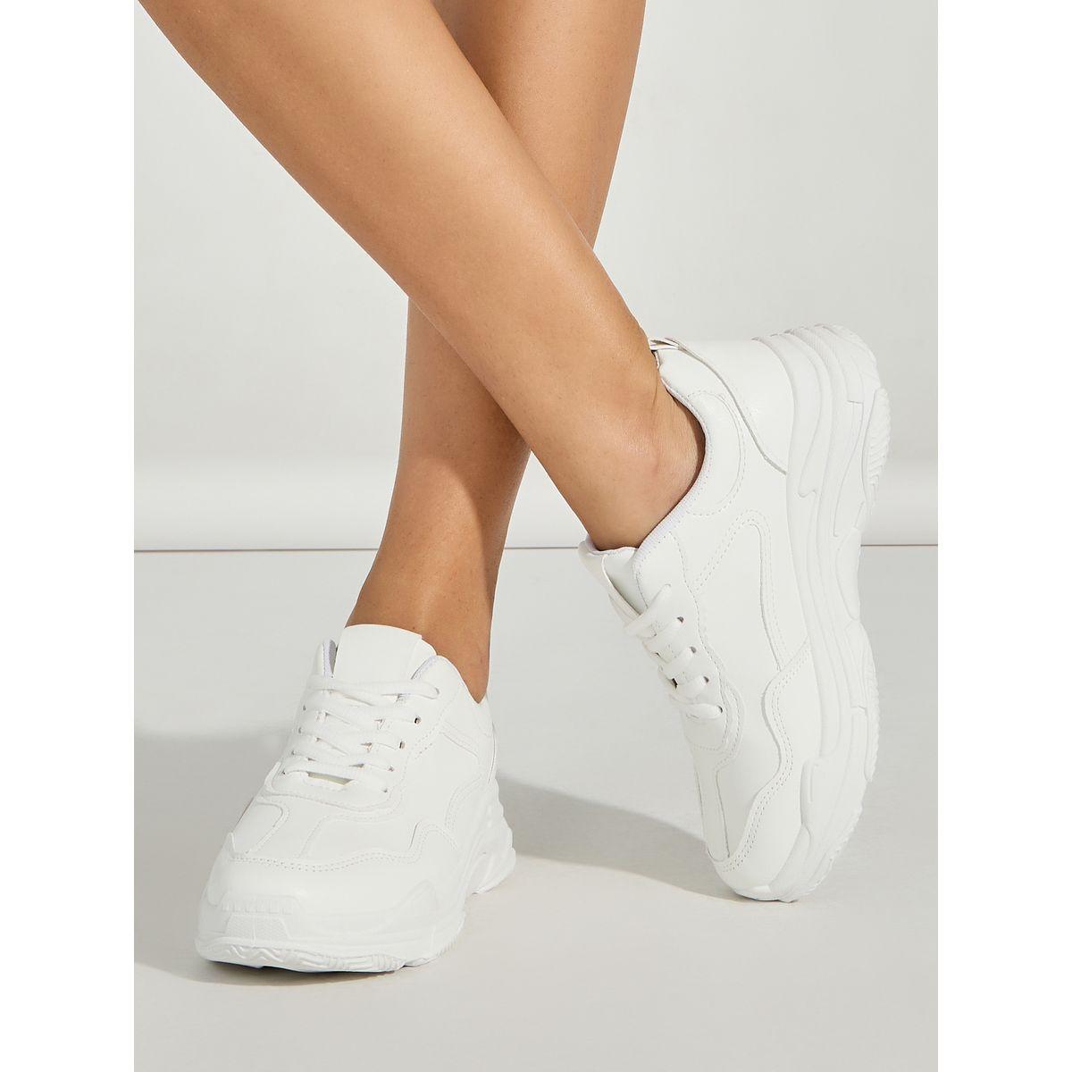 Styli Casual Lace-Up Sneakers-women-shoes-sneakers-image-1