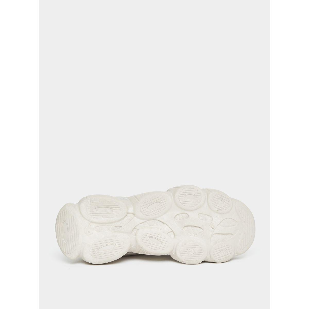 Styli Textured Mesh Detail Chunky Sole Sneakers-women-shoes-sneakers-image-7