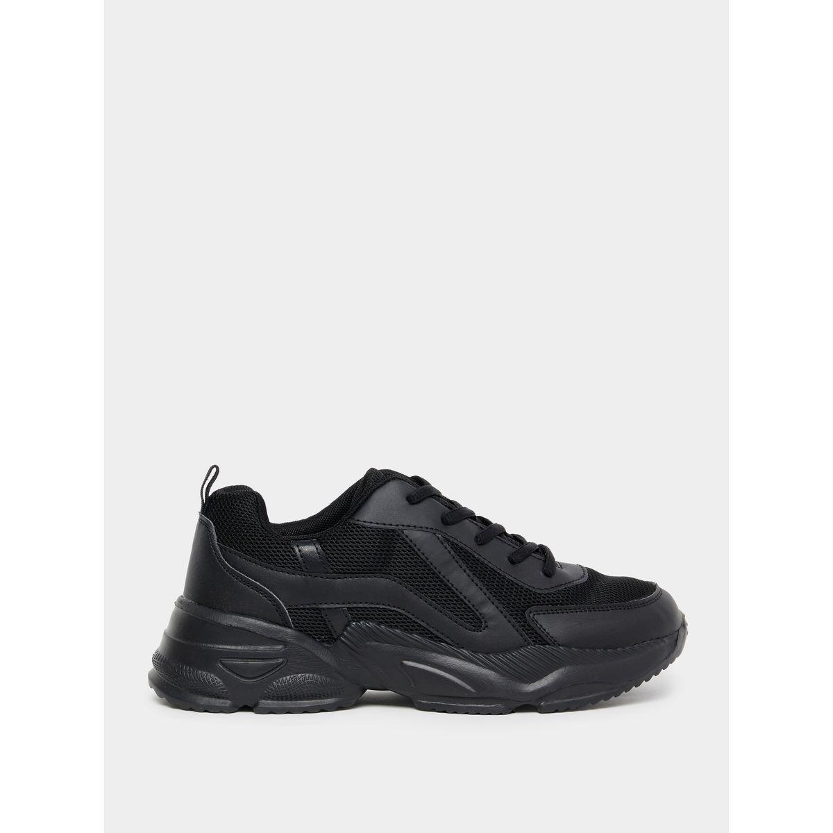 حذاء سنيكرز شانكي بتفاصيل شبكية-women-shoes-sneakers-image-2