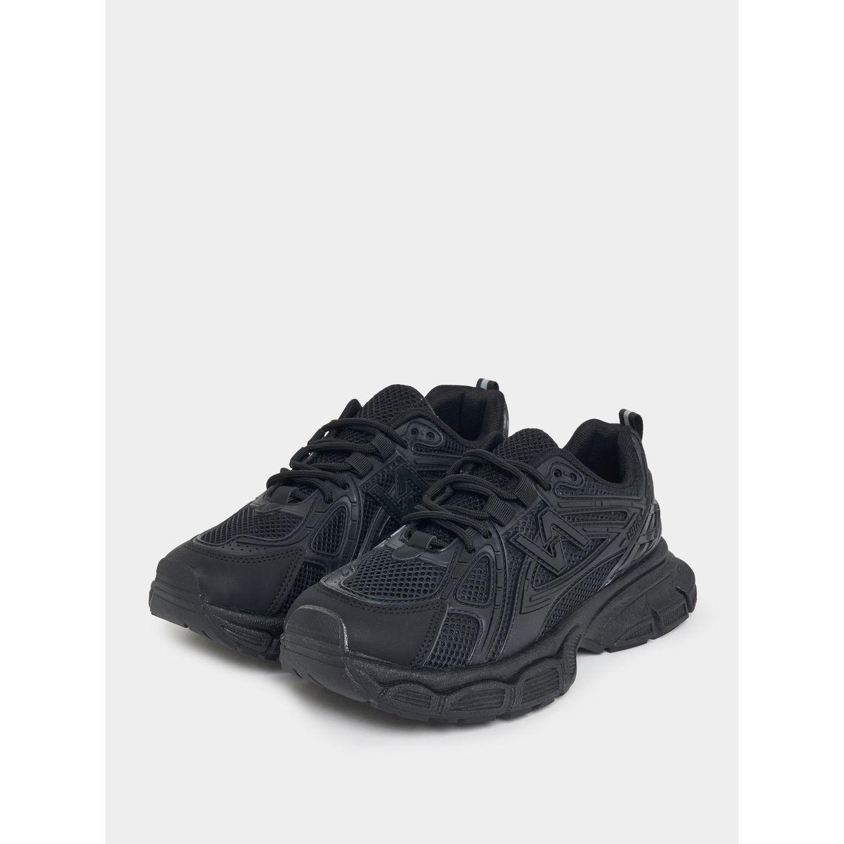 Styli Mesh Web Design Chunky Sneakers-women-shoes-sneakers-image-3