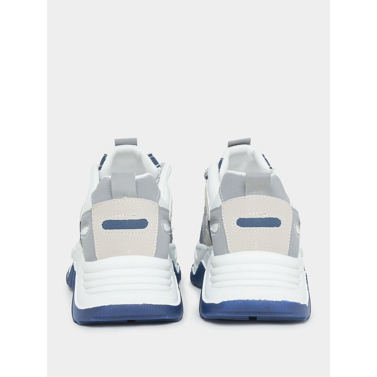 حذاء سنيكرز شانكي بنمط كتل الالوان-women-shoes-sneakers-image-4