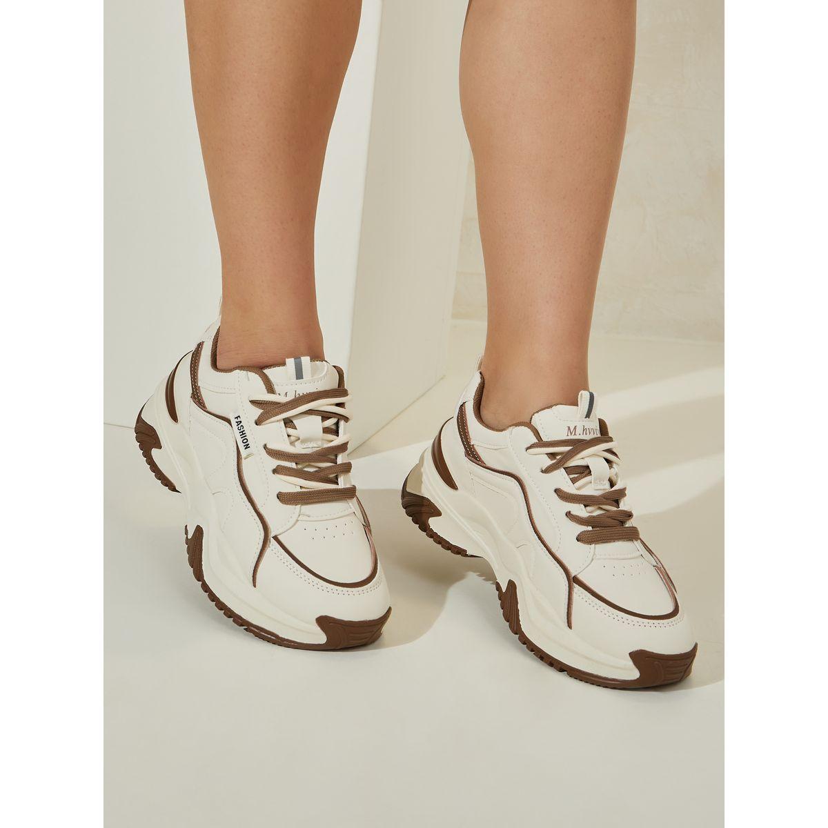 Styli Textured Chunky Mesh Sneakers-women-shoes-sneakers-image-1