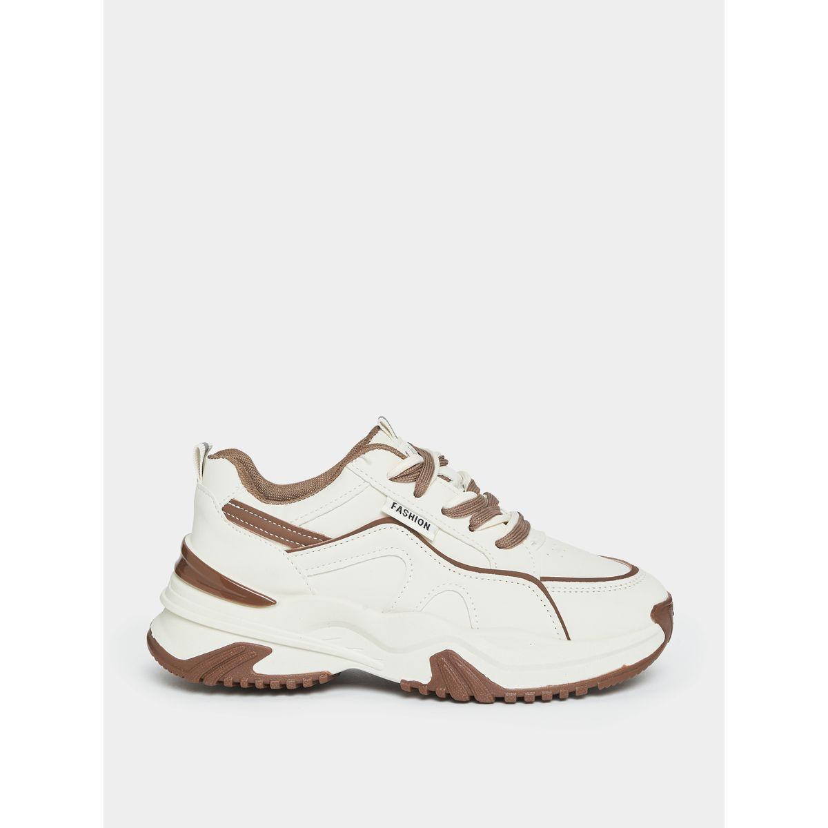 Styli Textured Chunky Mesh Sneakers-women-shoes-sneakers-image-3