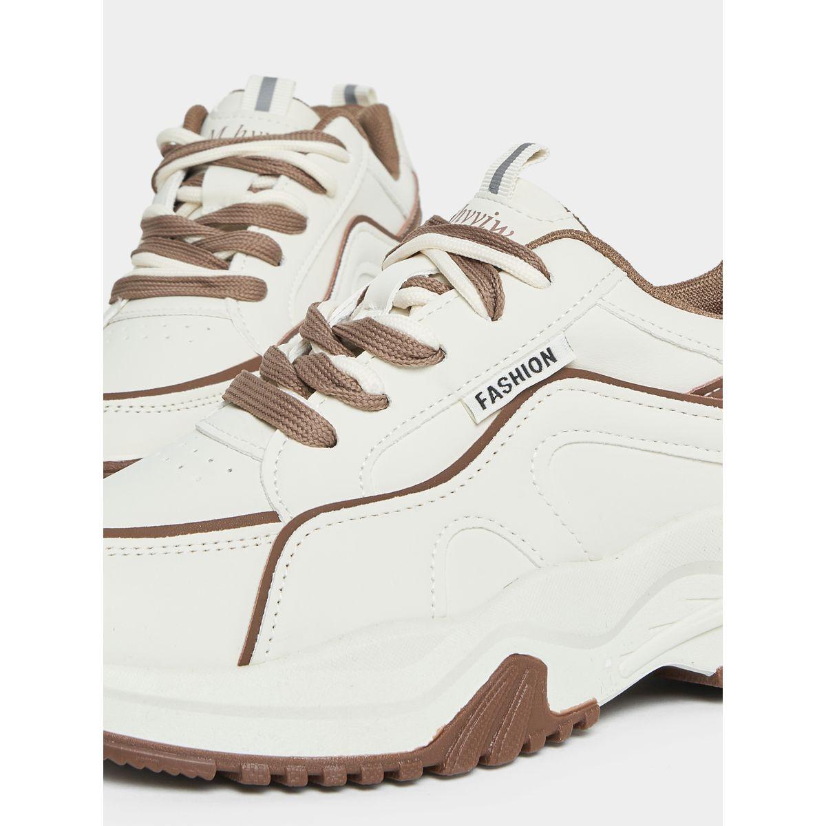 Styli Textured Chunky Mesh Sneakers-women-shoes-sneakers-image-5
