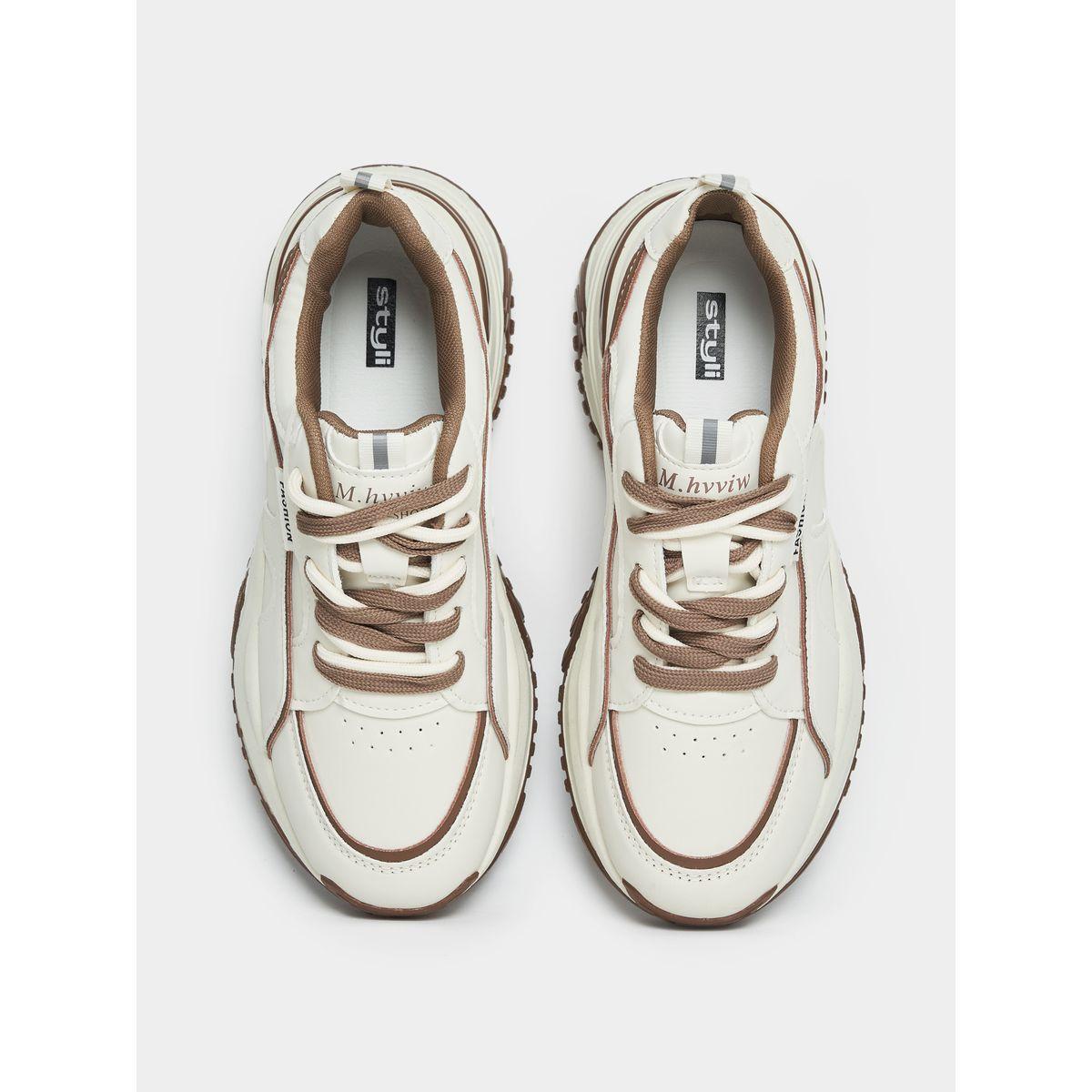 Styli Textured Chunky Mesh Sneakers-women-shoes-sneakers-image-6