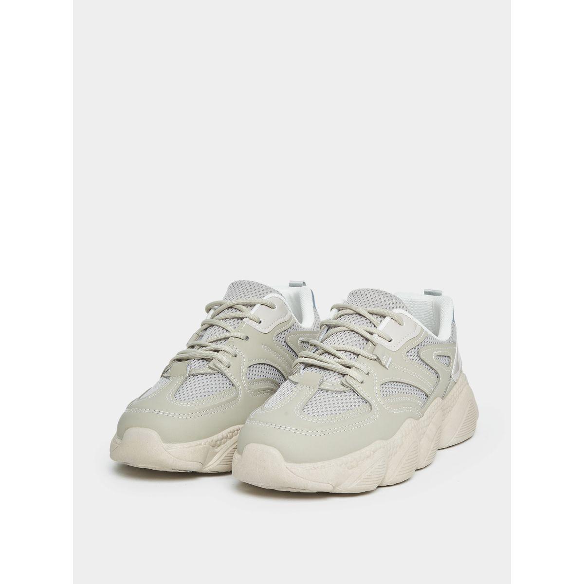 Styli Mesh Web Design Chunky Sneakers-women-shoes-sneakers-image-2