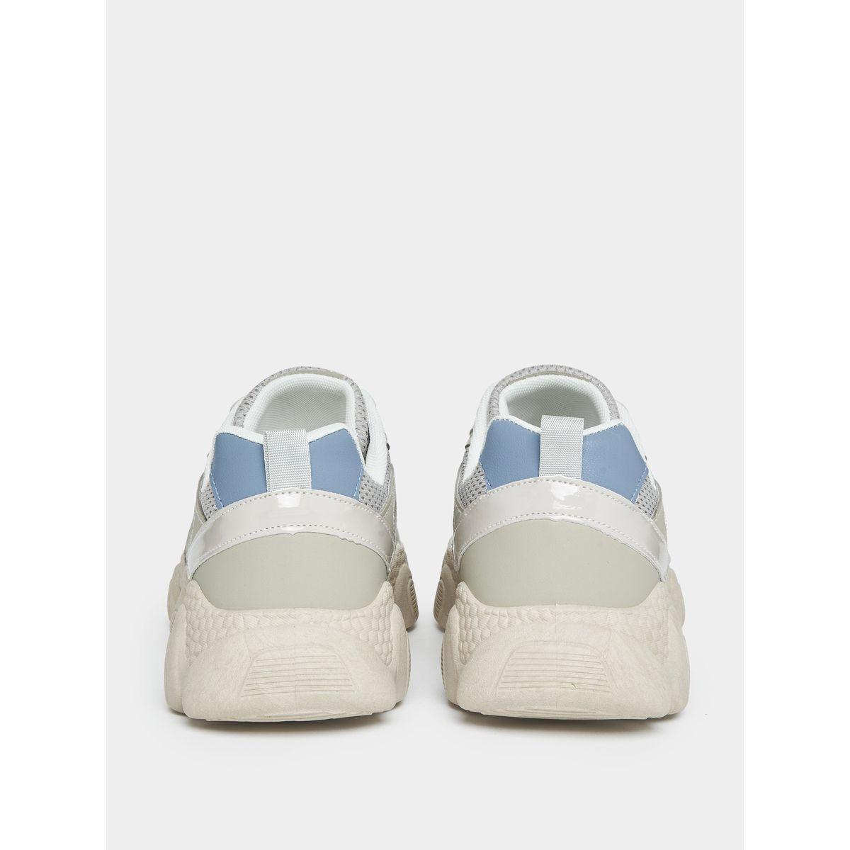Styli Mesh Web Design Chunky Sneakers-women-shoes-sneakers-image-4