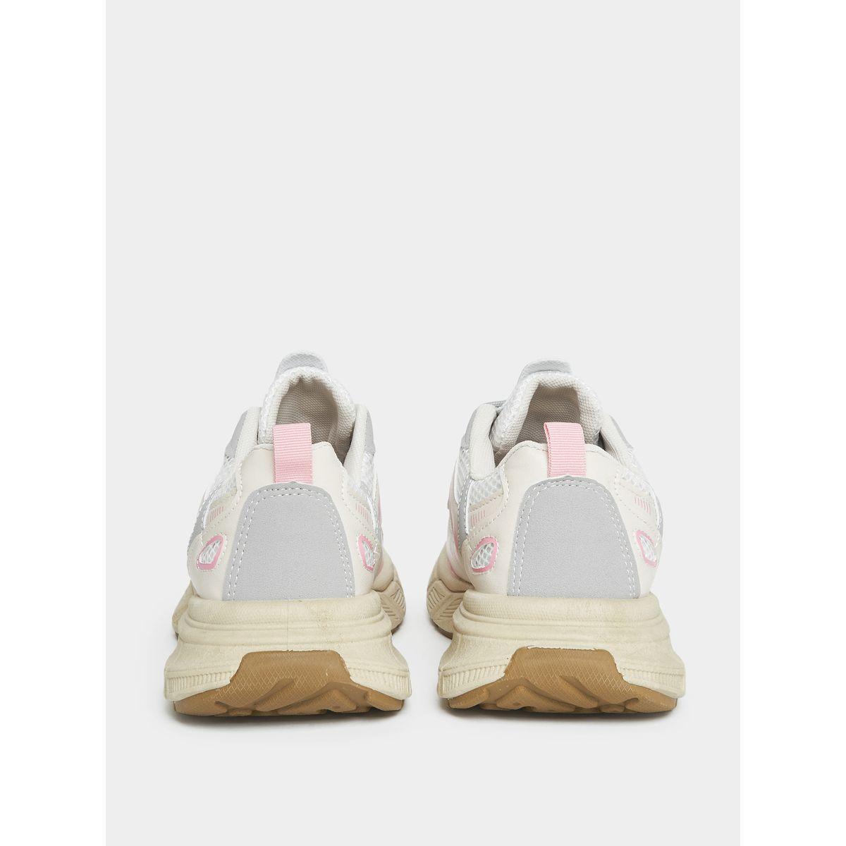 Styli Mesh Web Design Chunky Sneakers-women-shoes-sneakers-image-5