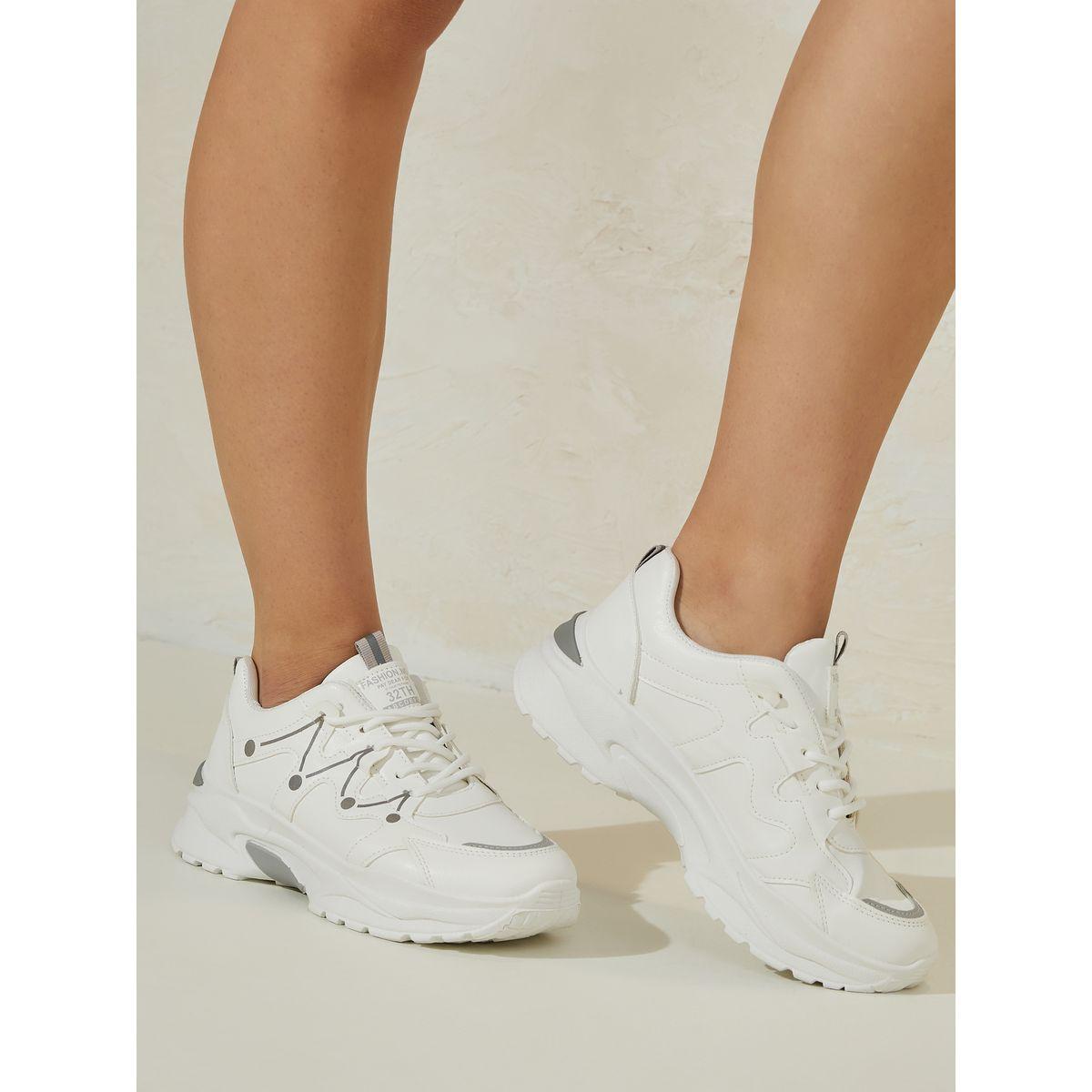 Styli Casual Lace-Up Sneakers-women-shoes-sneakers-image-1