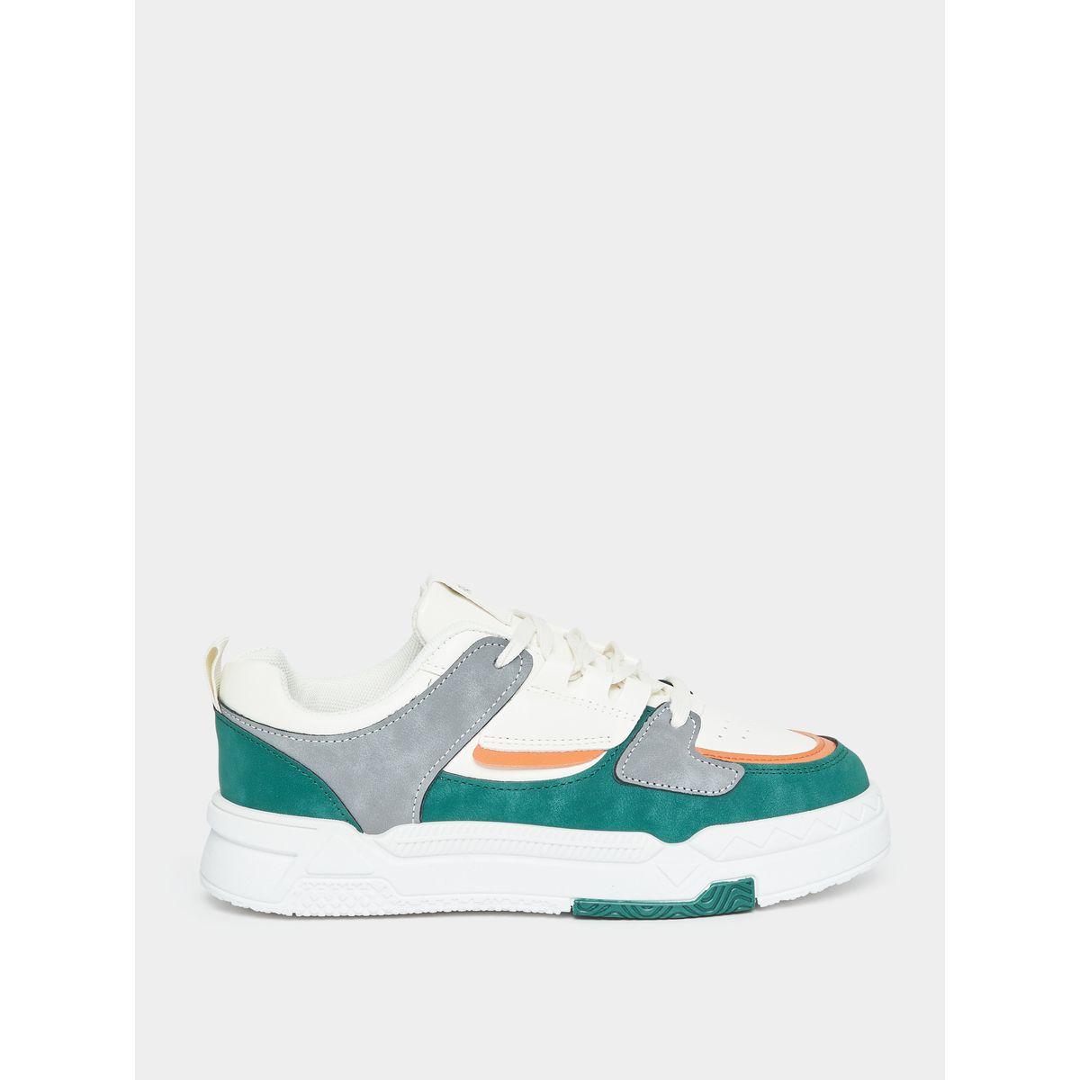 حذاء سنيكرز بكعب بلاتفورم ونمط كتل الالوان-women-shoes-sneakers-image-2