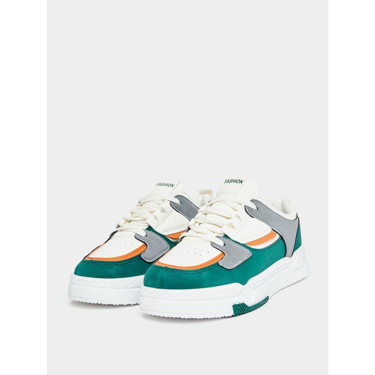 حذاء سنيكرز بكعب بلاتفورم ونمط كتل الالوان-women-shoes-sneakers-image-3