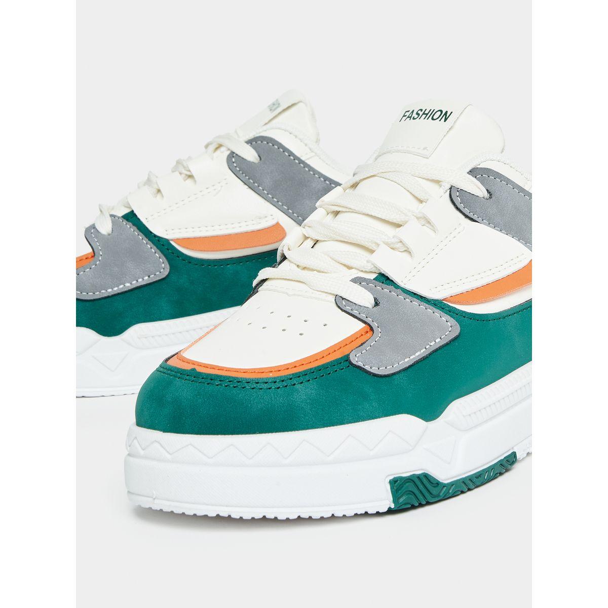 Styli Color Block Platform Heel Sneakers-women-shoes-sneakers-image-5