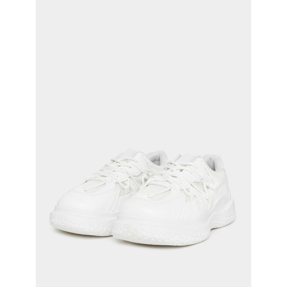 Styli Textured Lace Up Casual Shoes-women-shoes-sneakers-image-2