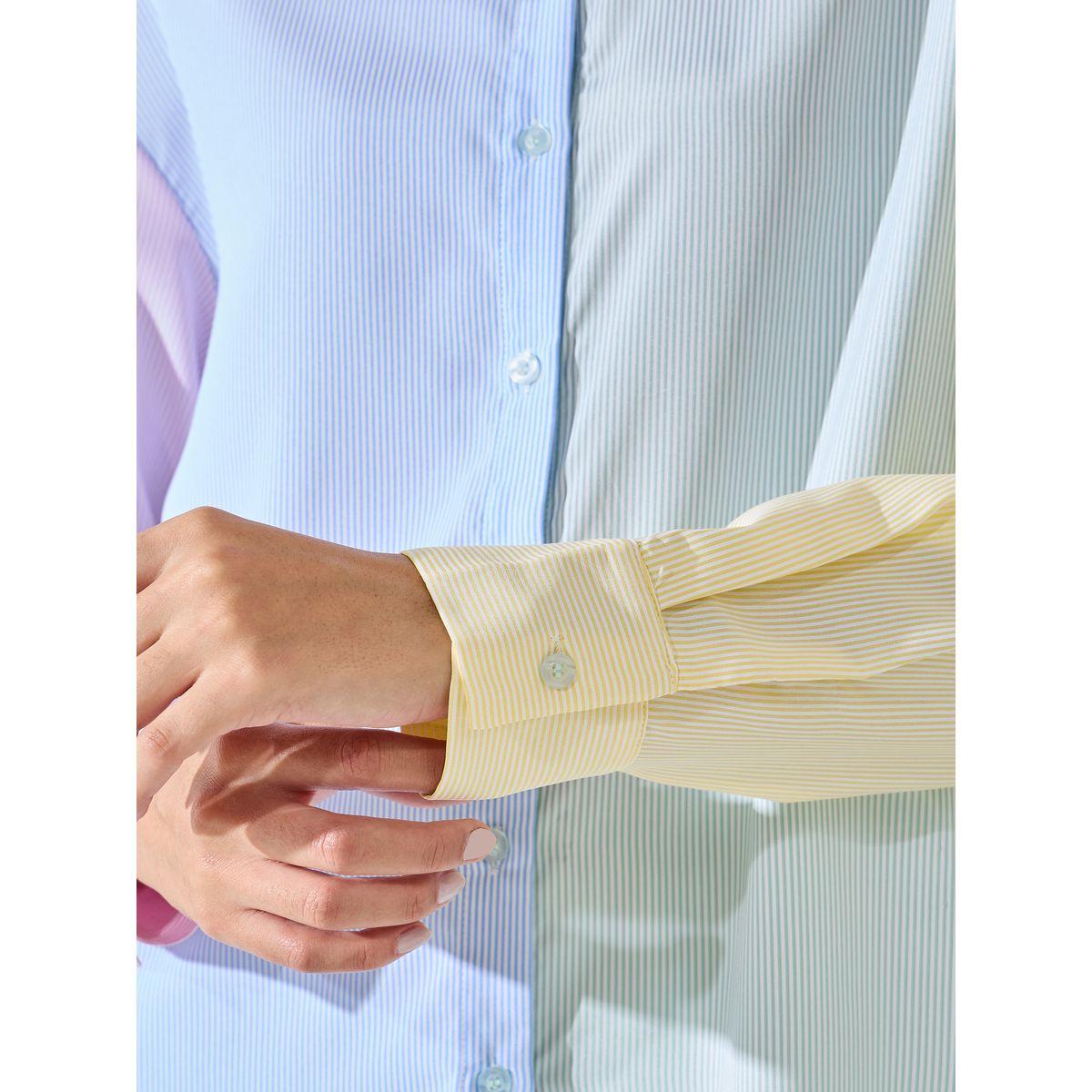 بلوزة فضفاضة بنمط كتل الالوان-women-clothing-shirtsandblouses-shirts-image-4