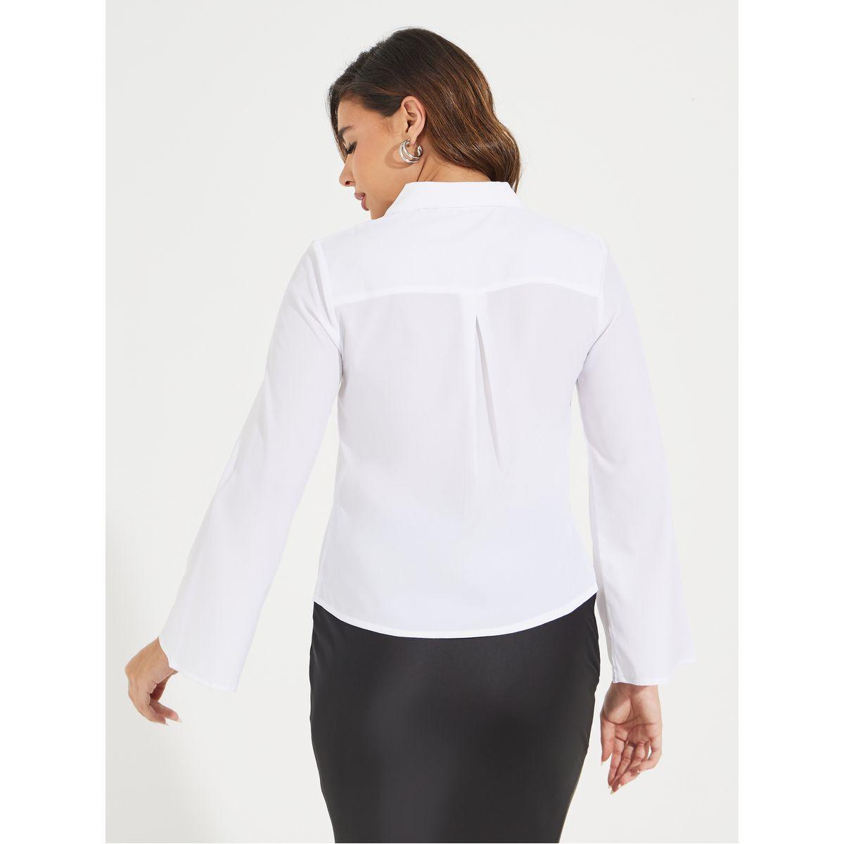 Styli Elevate Embellished Collar Shirt with Concealed Placket-women-clothing-shirtsandblouses-shirts-image-5