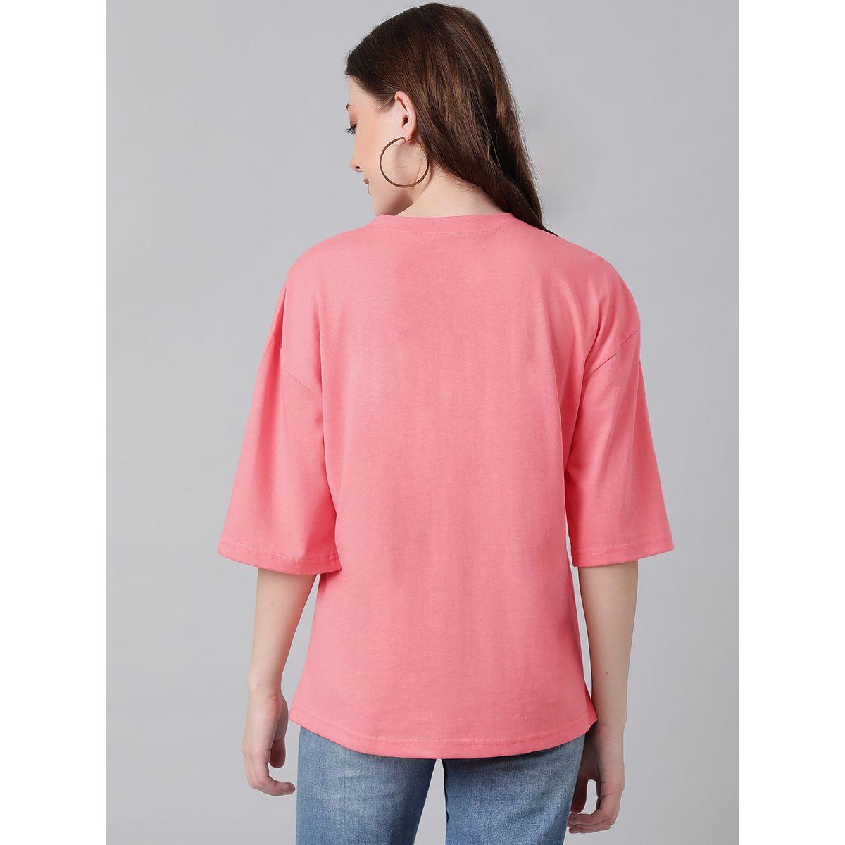 Kotty X Styli  Oversized Panda Graphic Drop Shoulder T-Shirt-women-clothing-tshirts-image-2