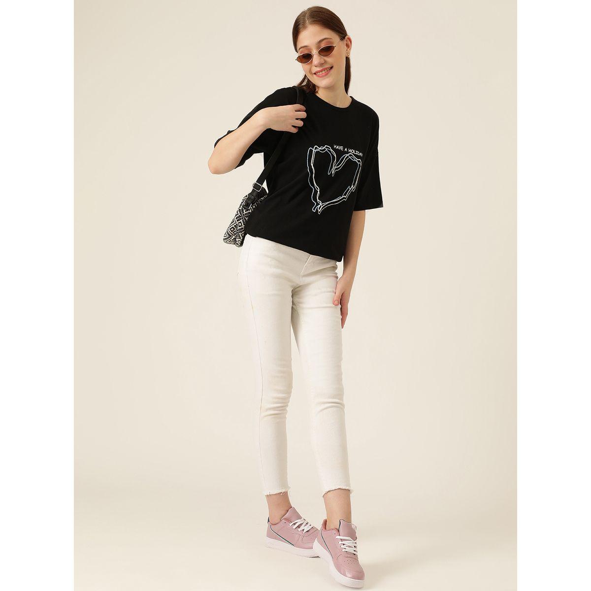Kotty X Styli  Oversized Printed Round Neck T-Shirt-women-clothing-tshirts-image-2