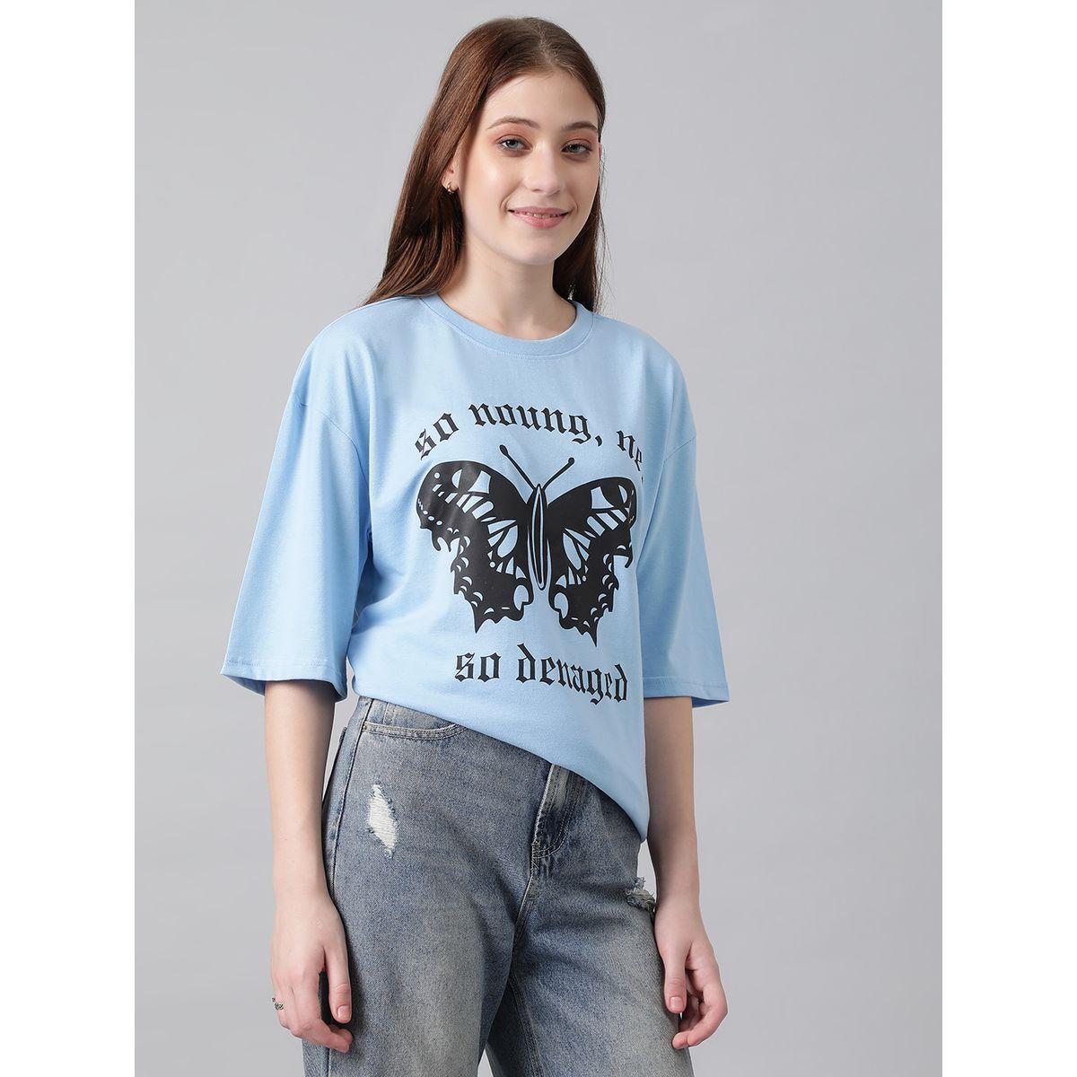 Kotty X Styli  Oversized Printed Round Neck T-Shirt-women-clothing-tshirts-image-7