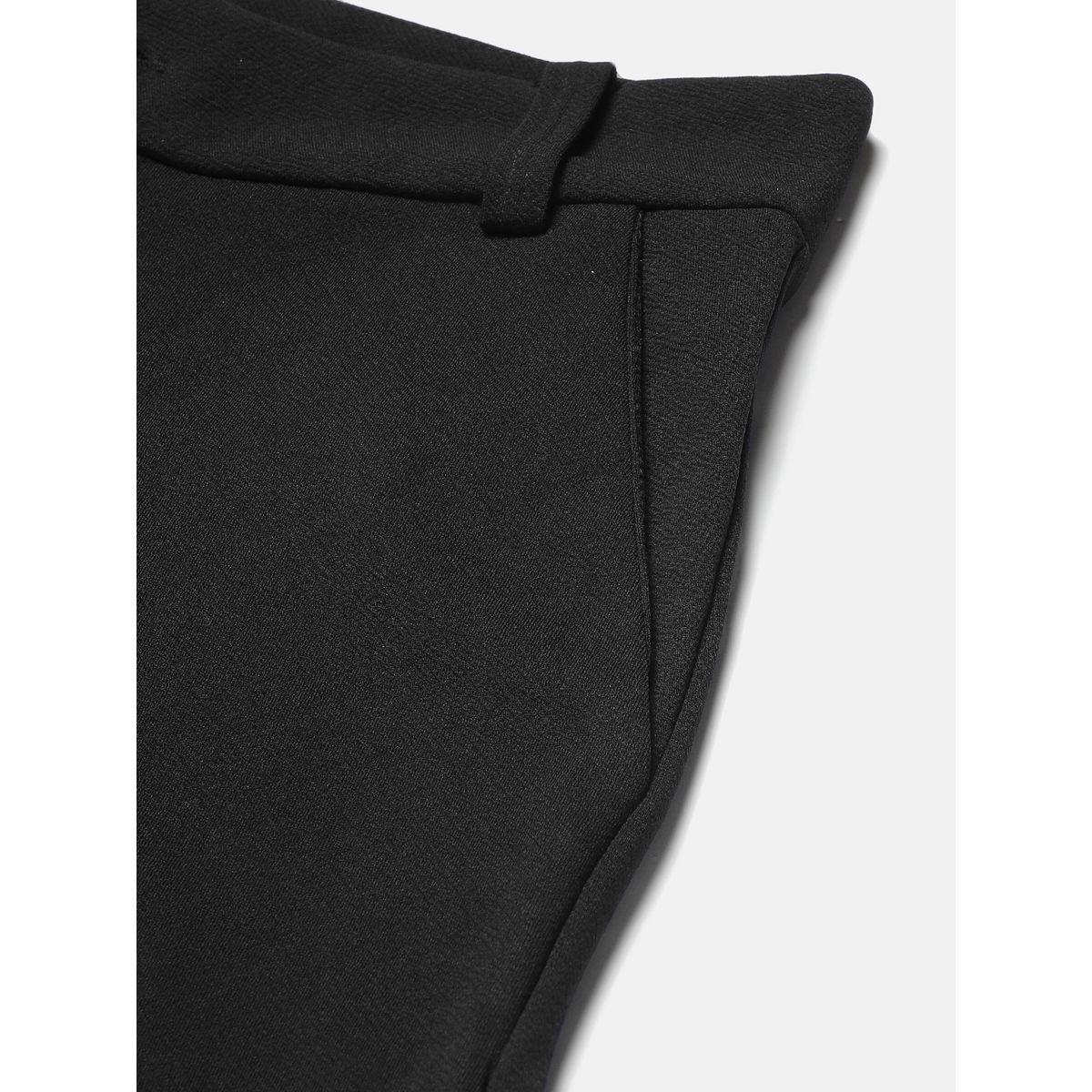 Kotty X Styli  Solid Regular Fit  Trousers-women-clothing-bottoms-trousers-image-7