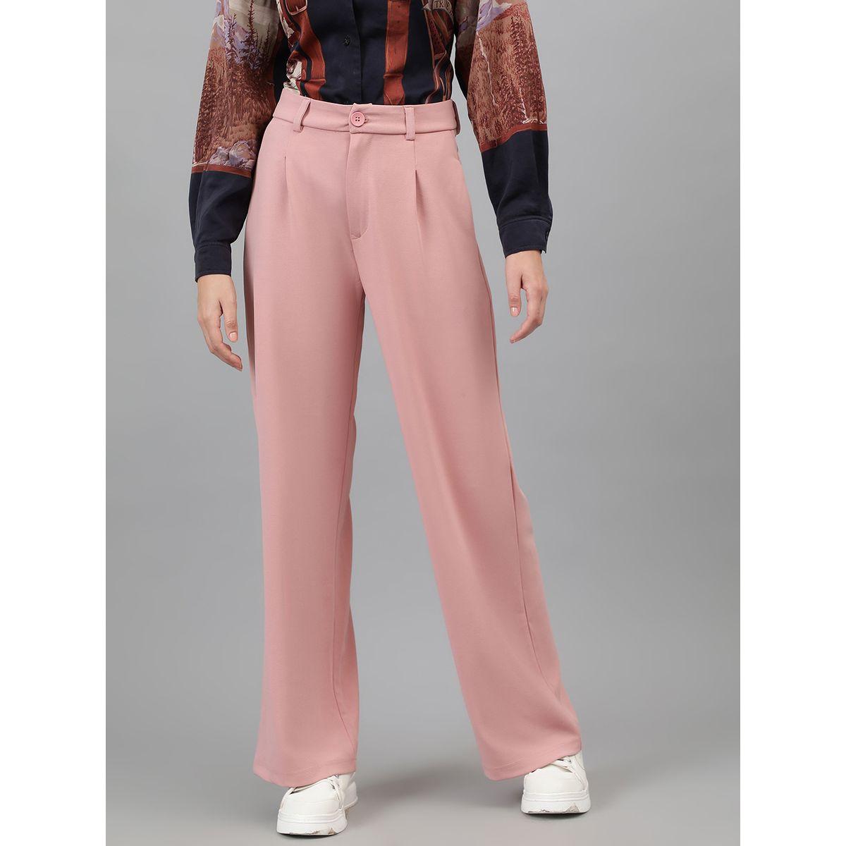 بنطال سادة بقصة عادية مع جيوب كوتي × ستايلي-women-clothing-bottoms-trousers-image-8