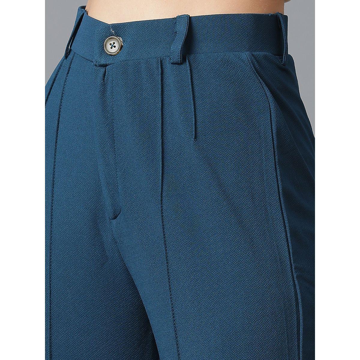 طقم منسق من بنطال وبليزر سادة مفتوح من الامام كوتي × ستايلي-women-clothing-coordsets-image-7