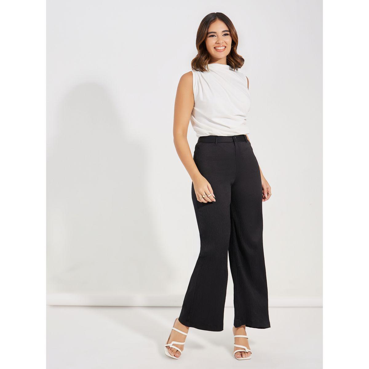 Styli High Rise Straight Fit Basic Pants-women-clothing-bottoms-trousers-image-1