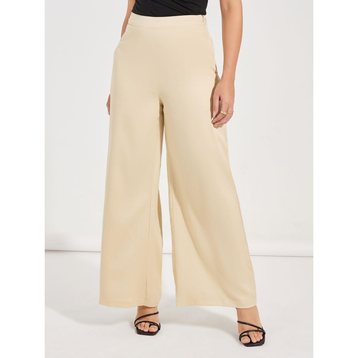 بنطال بارجل واسعة مع سحَّاب غلق مخفي-women-clothing-bottoms-trousers-image-2