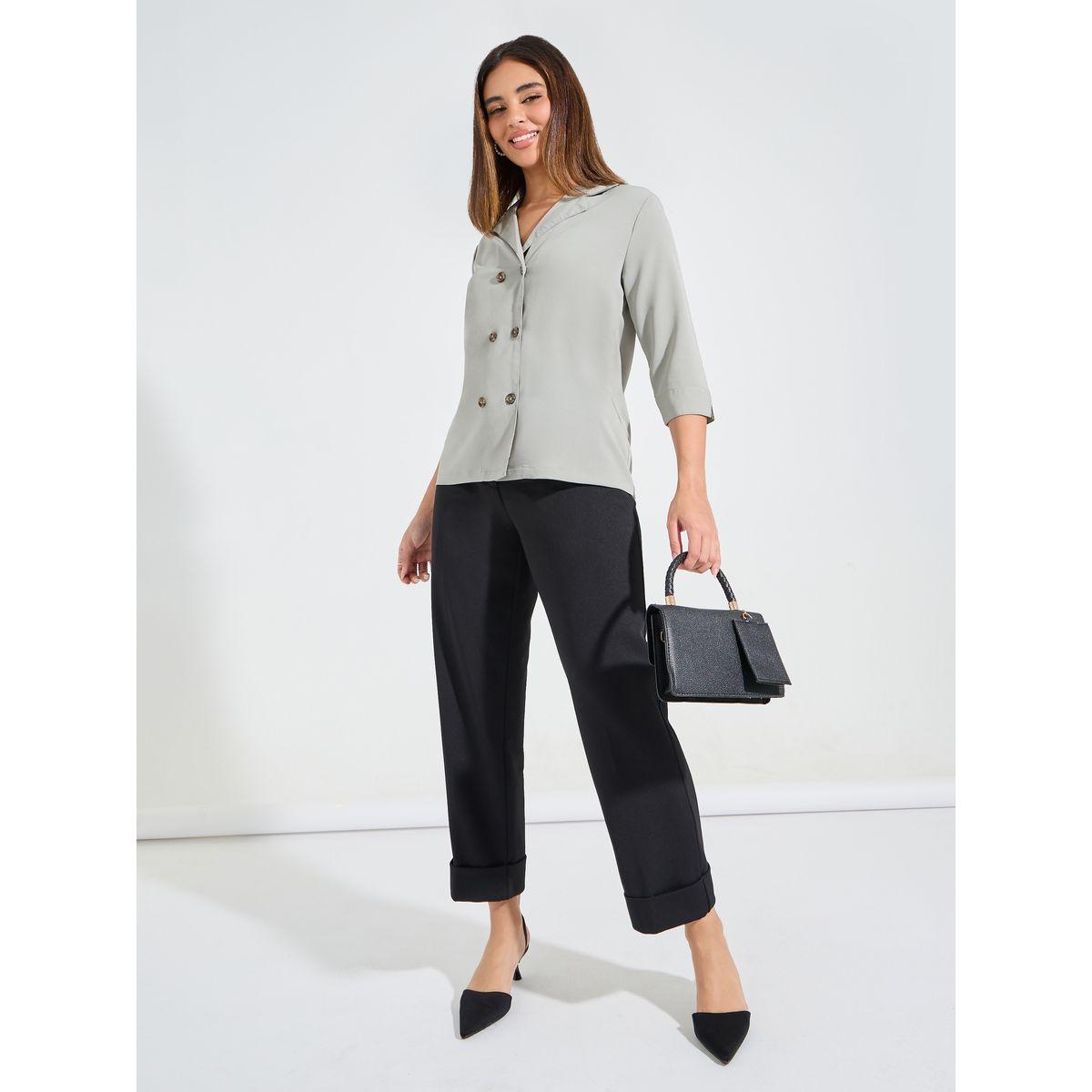 Styli Elevate Notch Lapel Regular Fit Shirt with Buttons-women-clothing-shirtsandblouses-shirts-image-2