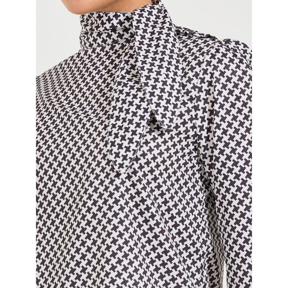 Styli Elevate AOP Regular Fit Tie-Up Neck Top-women-clothing-shirtsandblouses-blouses-image-5