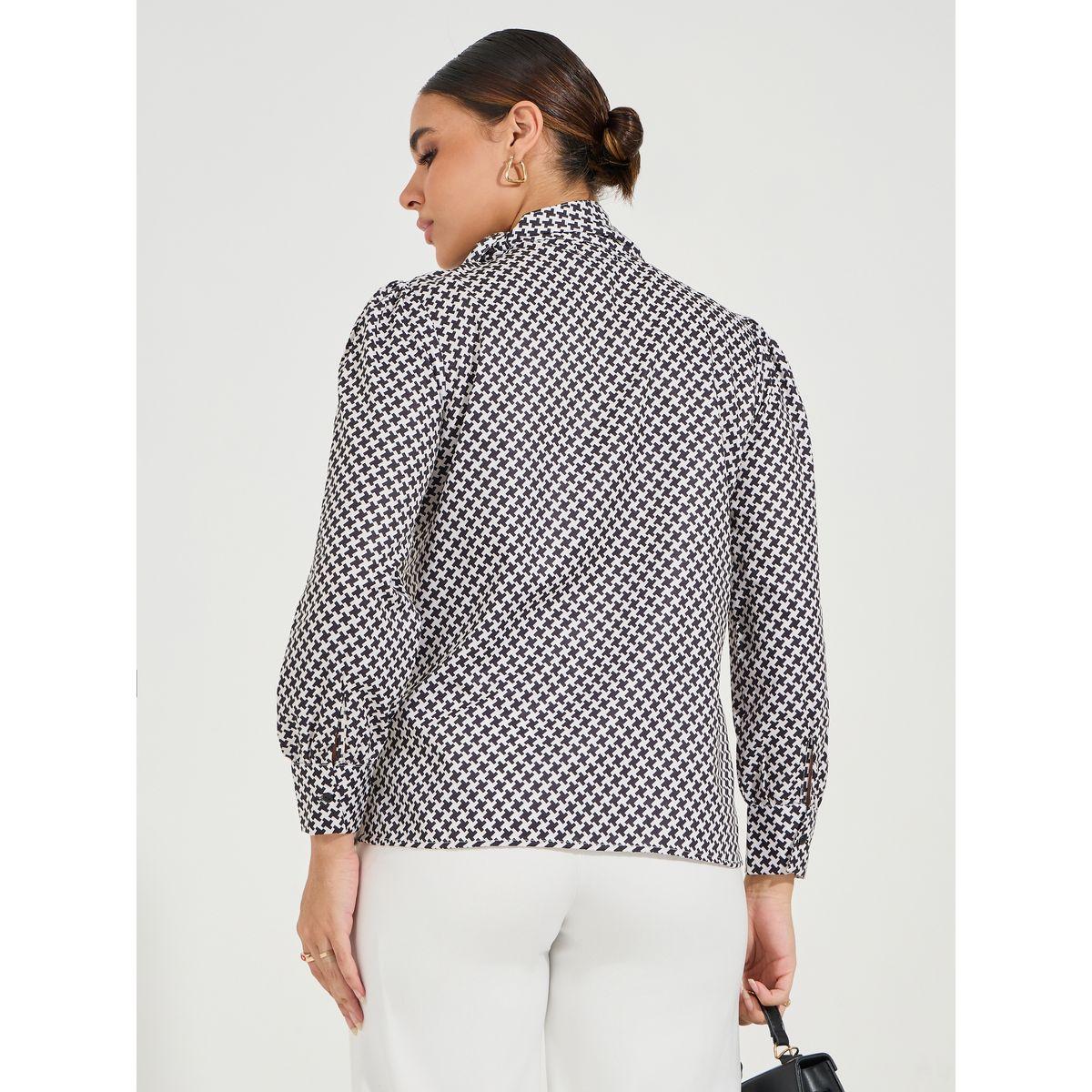 بلوزة مطبعة بالكامل مع ياقة بأربطة-women-clothing-shirtsandblouses-blouses-image-6