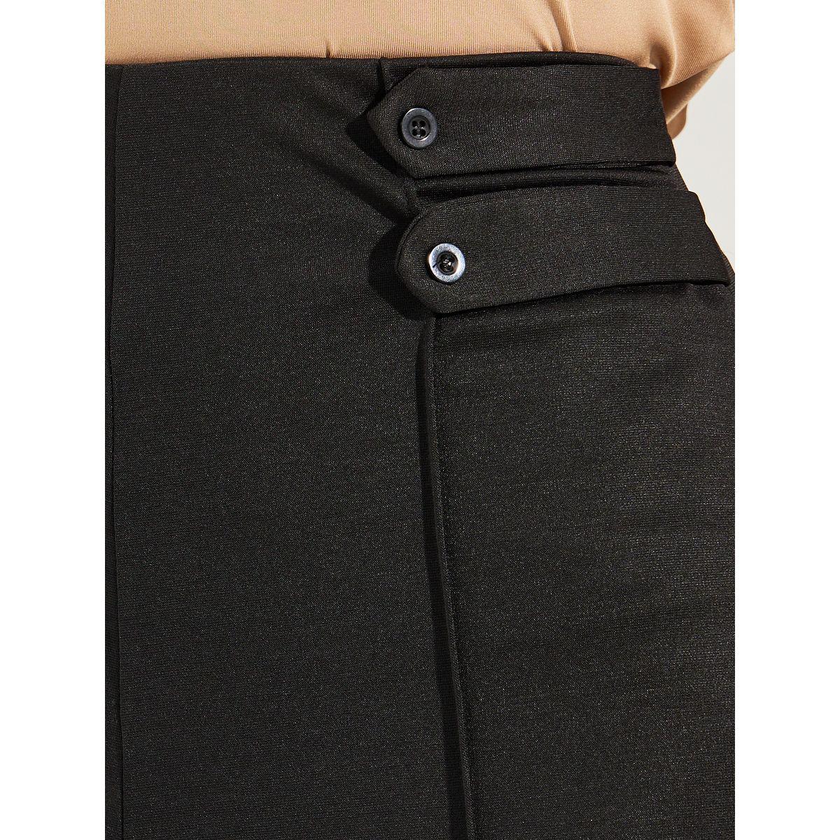Styli Wide Leg Pintuck Pants with Button Detail-women-clothing-bottoms-trousers-image-3