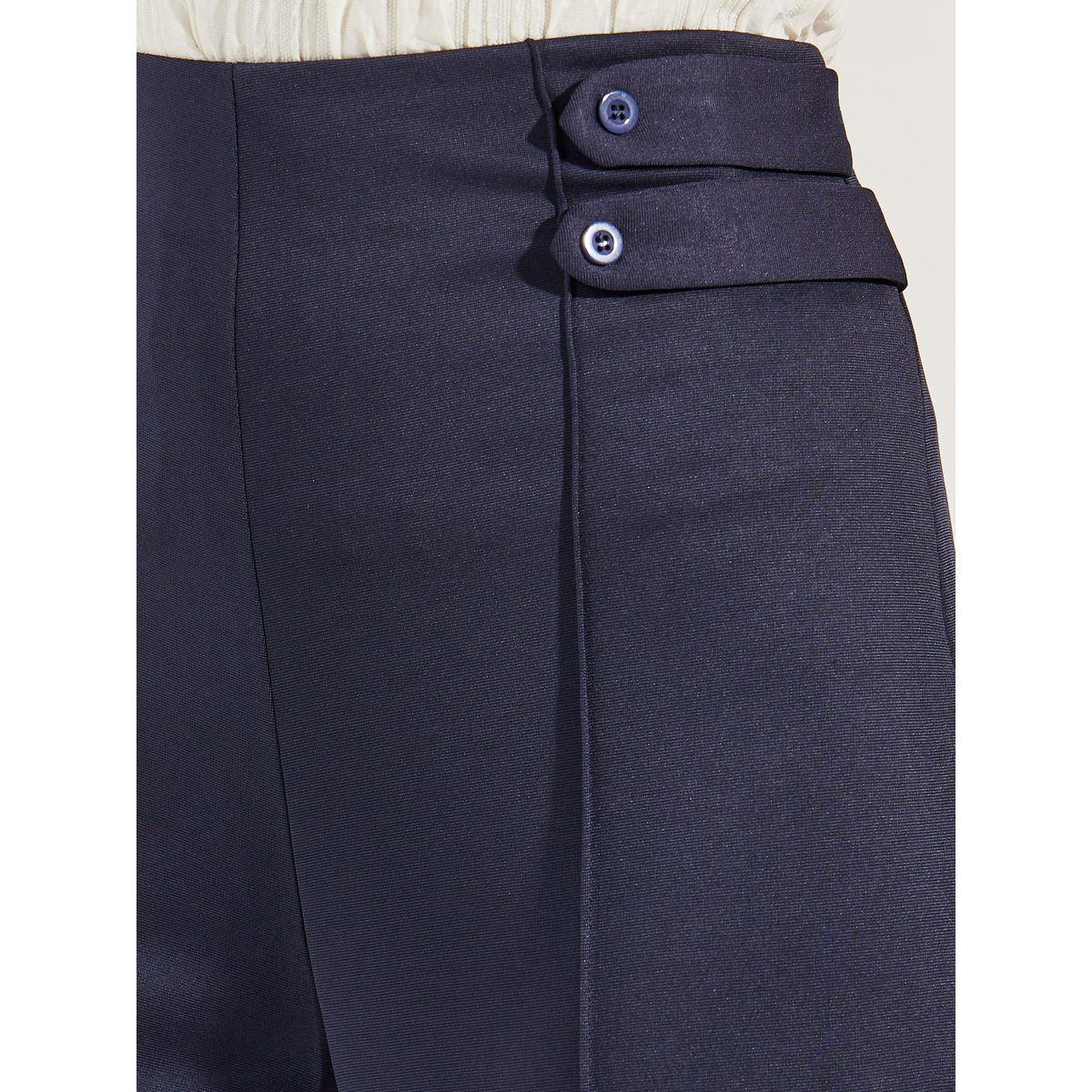 Styli Wide Leg Pintuck Pants with Button Detail-women-clothing-bottoms-trousers-image-3