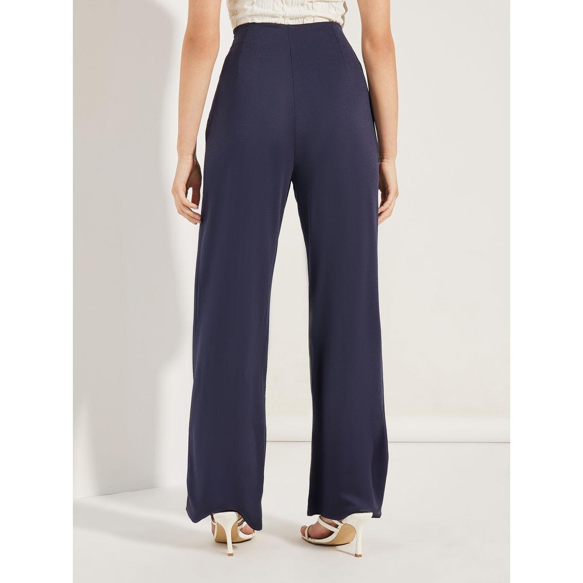 Styli Wide Leg Pintuck Pants with Button Detail-women-clothing-bottoms-trousers-image-4