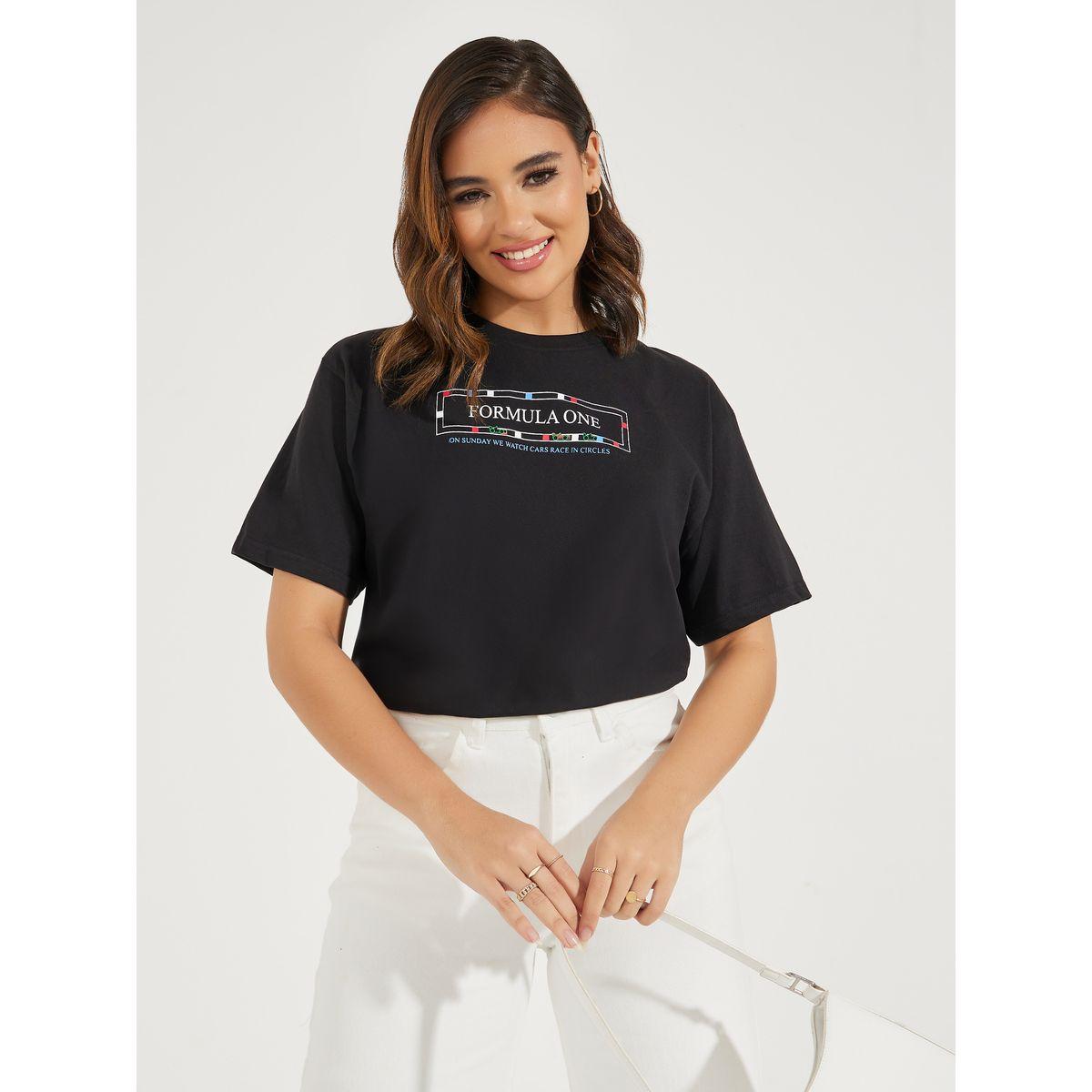 Styli Boxy Fit Formula One Graphic T-Shirt-women-clothing-tshirts-image-1