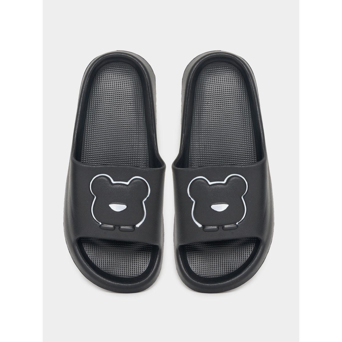 شبشب مانع للانزلاق مزخرف بشكل دب-women-shoes-flipflopsandslides-image-6