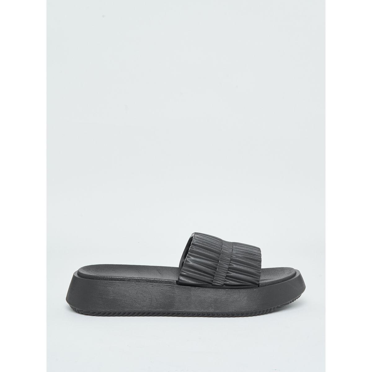 Styli Textured Strap Platform Slides-women-shoes-flipflopsandslides-image-3