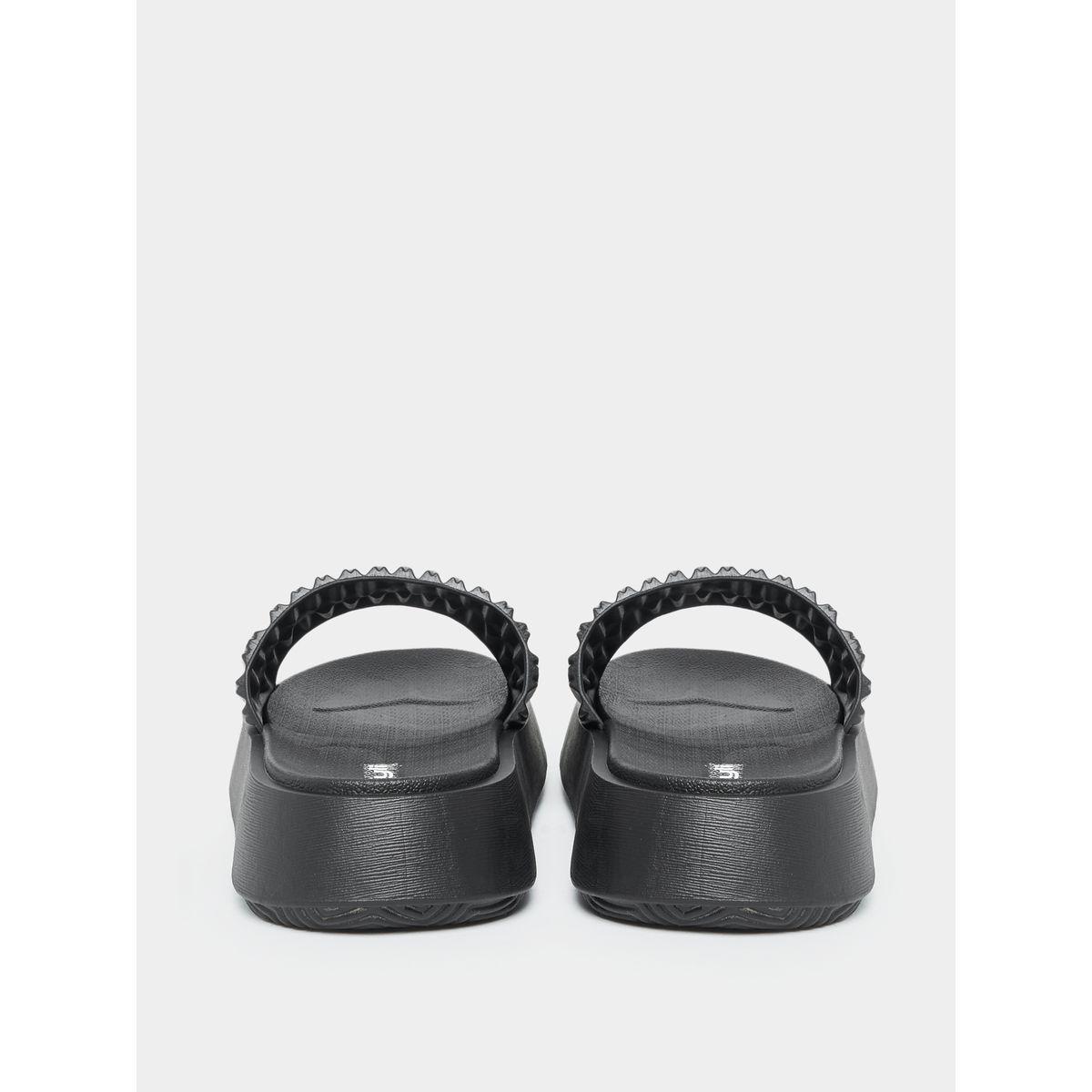 Styli Textured Strap Platform Slides-women-shoes-flipflopsandslides-image-4