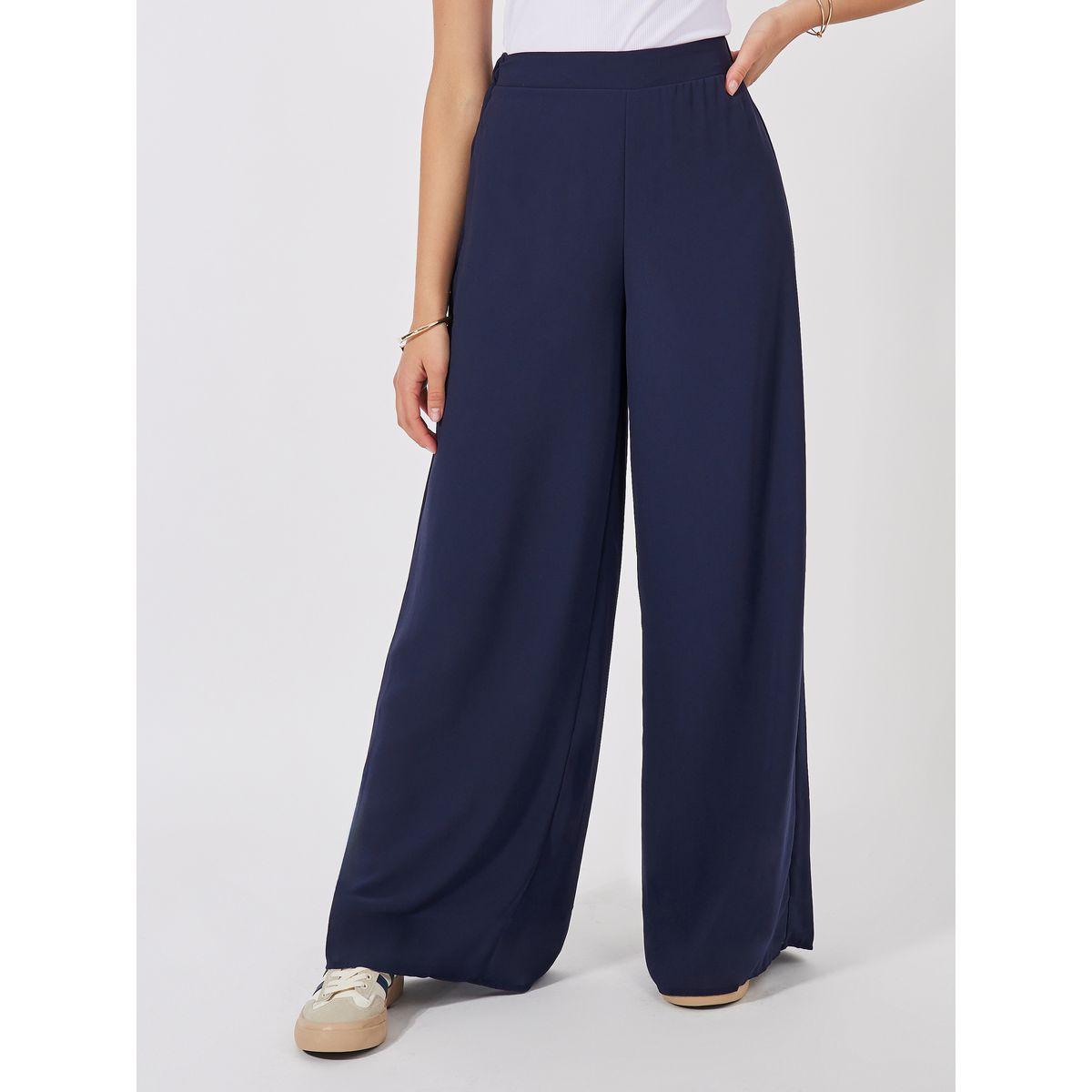 بنطال بارجل واسعة وخصر عالي-women-clothing-bottoms-trousers-image-1