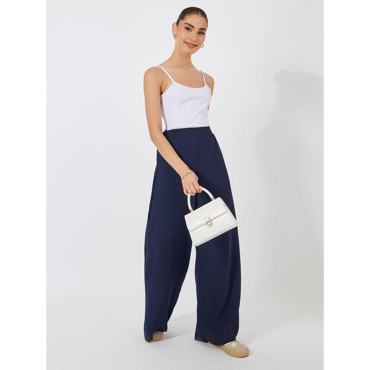 Styli High Rise Wide Leg Pants-women-clothing-bottoms-trousers-image-2