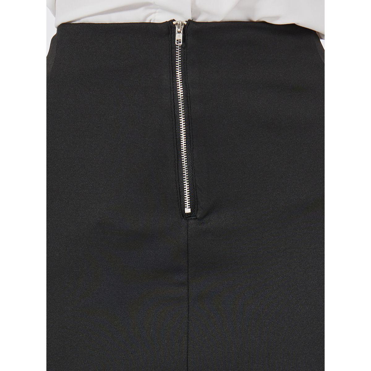 Styli Fit And Flare Midi Skirt with Half Zipper-women-clothing-bottoms-skirts-image-3