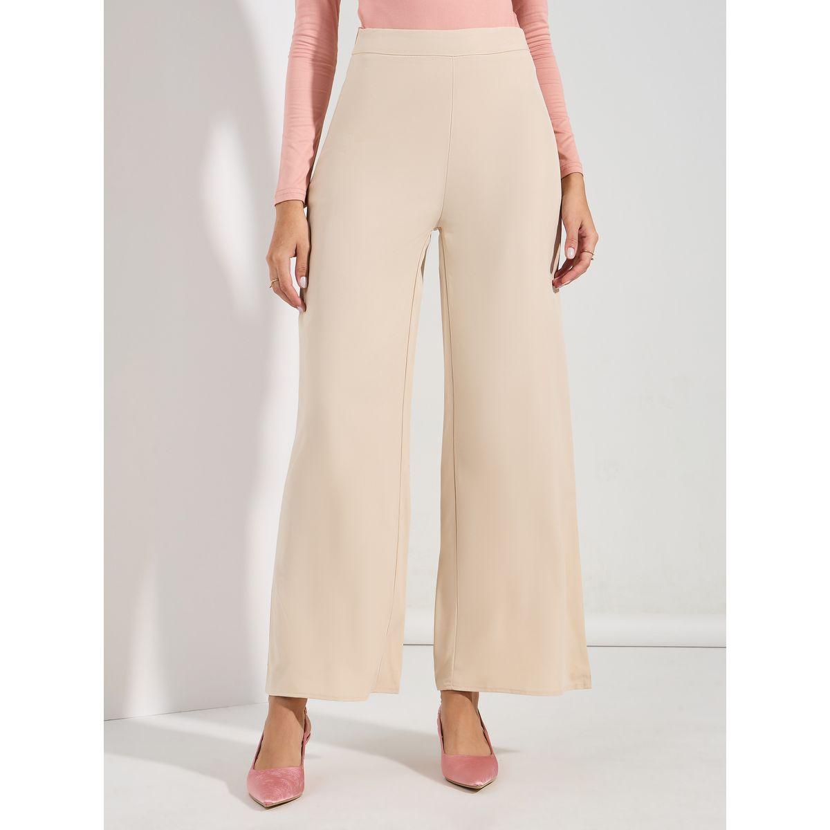 Styli Wide Leg Tailored Full Length Pants-women-clothing-bottoms-trousers-image-1