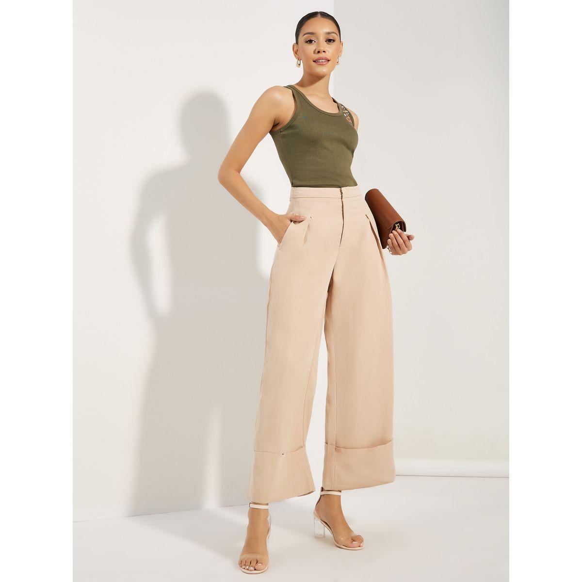 بنطال بطول الكاحل وارجل واسعة-women-clothing-bottoms-trousers-image-1