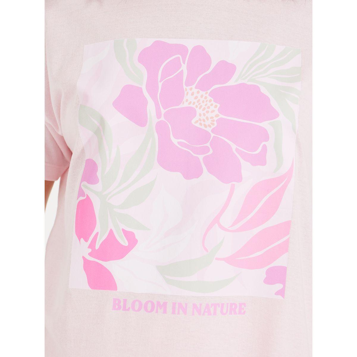 Styli Unwind Framed Floral Print Dropped Shoulder T-Shirt & Cuffed Pyjama Set-women-clothing-nightwear-pyjamas-longsets-image-4