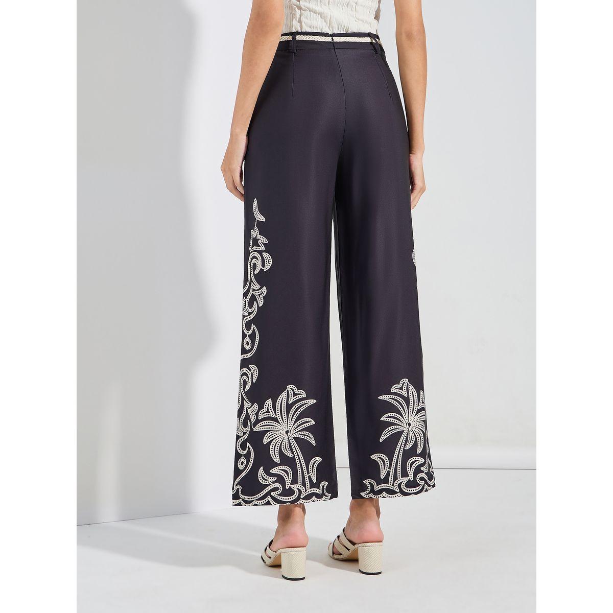 بنطال بقصة مستقيمة مع رباط خصر-women-clothing-bottoms-trousers-image-5