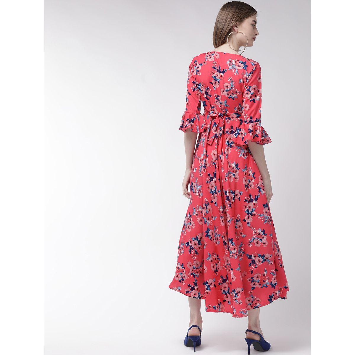 U&F X Styli   Floral Print A-Line Bell Sleeve Maxi Dress-women-clothing-dresses-image-3